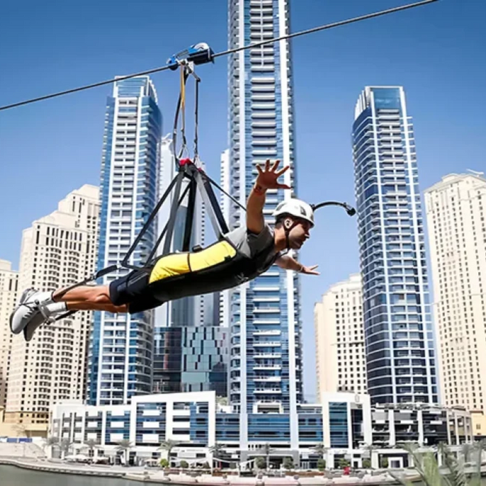 Dubai Marina Zipline Experience – The World’s Longest Urban Thrill