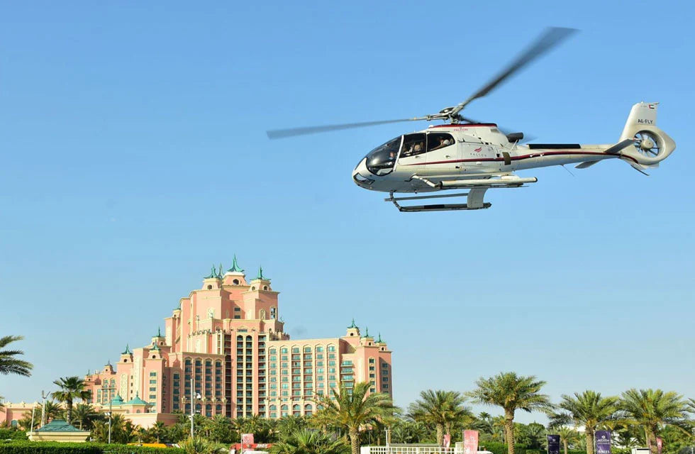 12-Minute Private Helicopter Tour – Palm Jumeirah Adventure for Six