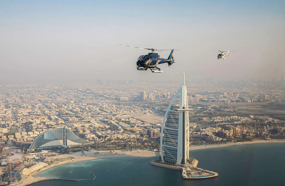 12-Minute Private Helicopter Tour – Palm Jumeirah Adventure for Six