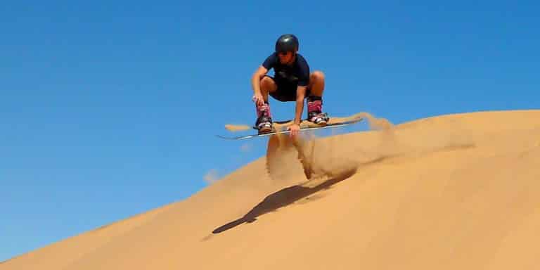 Morning Desert Safari Combo with Quad Bike, Camel Ride and Sand Boarding